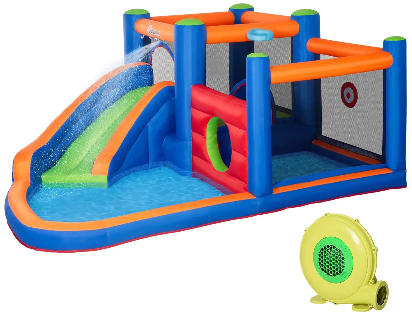 Надувной игровой центр Outsunny 342-059V90 (Multicolor)