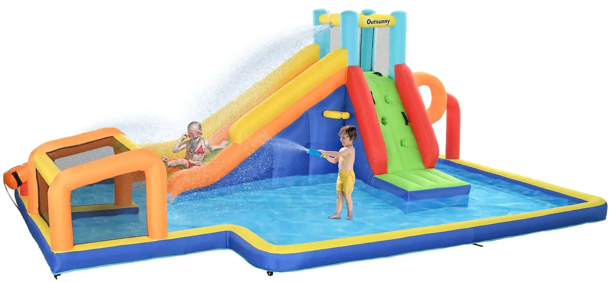 Centru de joaca gonflabil Outsunny 346-007V90MX (Multicolor) - 2