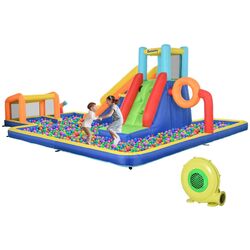 Centru de joaca gonflabil Outsunny 346-007V90MX (Multicolor) Thumb