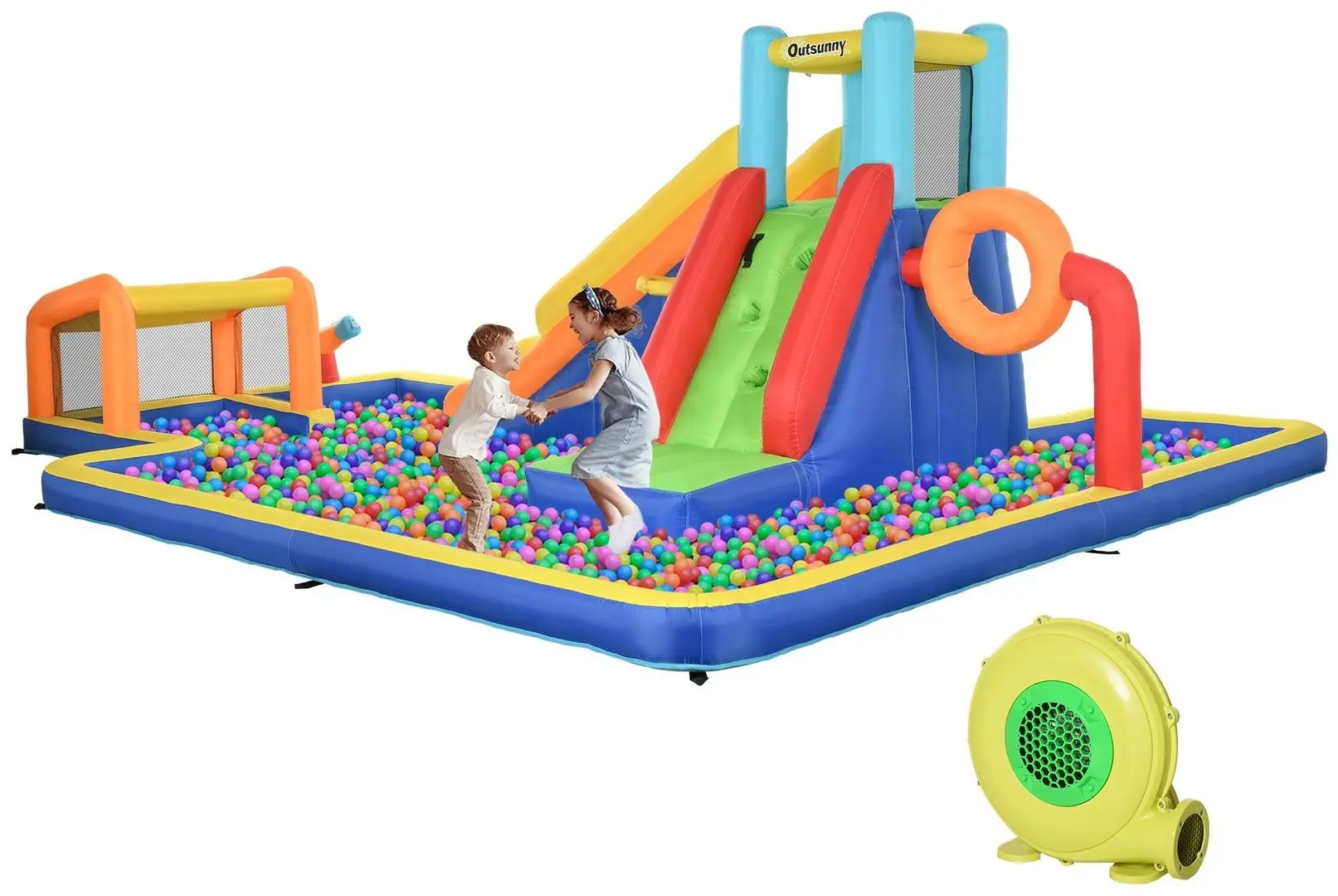 Centru de joaca gonflabil Outsunny 346-007V90MX (Multicolor) - 3