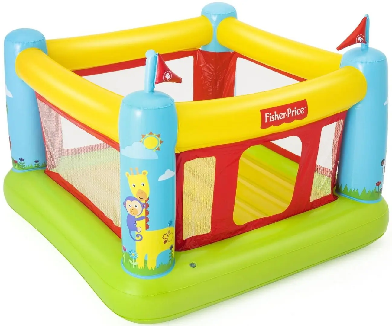 Centru de joaca-trambulina Bestway Fisher-Price 93553 (Multicolor)