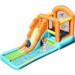 Centru de joaca gonflabil Costway OP70106 (Blue/Green/Orange) Thumb