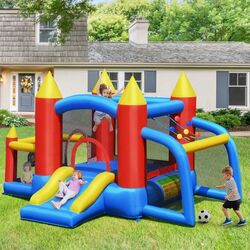 Надувной игровой центр Costway OP70641DE (Blue/Red/Yellow) Thumb