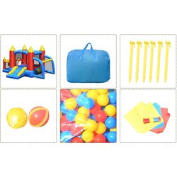 Надувной игровой центр Costway OP70641DE (Blue/Red/Yellow) Thumb