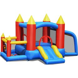 Надувной игровой центр Costway OP70641DE (Blue/Red/Yellow)