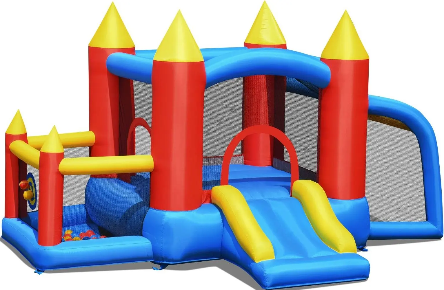 Надувной игровой центр Costway OP70641DE (Blue/Red/Yellow)