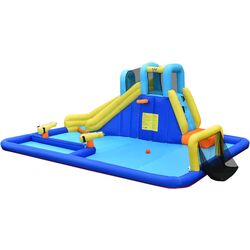 Centru de joaca gonflabil Costway OP70805 (Blue/Yellow) Thumb