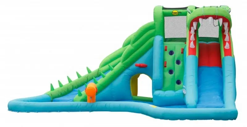 Надувной игровой центр Happy Hop Crocodile Water Slide (Multicolor) - 9