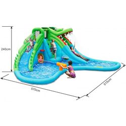 Надувной игровой центр Happy Hop Crocodile Water Slide (Multicolor) Thumb