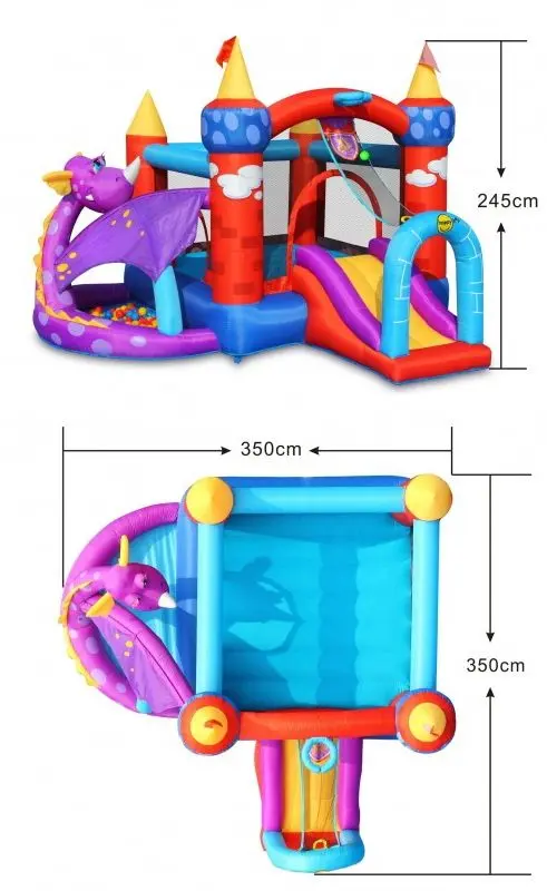 Надувной игровой центр Happy Hop Dragon Quest Bouncer (Multicolor) - 6