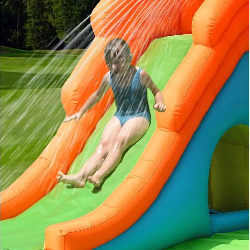 Надувной игровой центр Happy Hop Giant Airflow Bouncy Castle and Pool (Multicolor) - 3