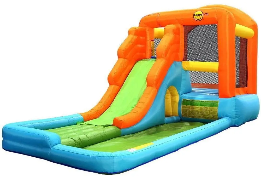 Надувной игровой центр Happy Hop Giant Airflow Bouncy Castle and Pool (Multicolor)