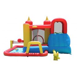 Centru de joacă gonflabil Happy Hop Jump and Splash Funland 9016 (Multicolor) Thumb