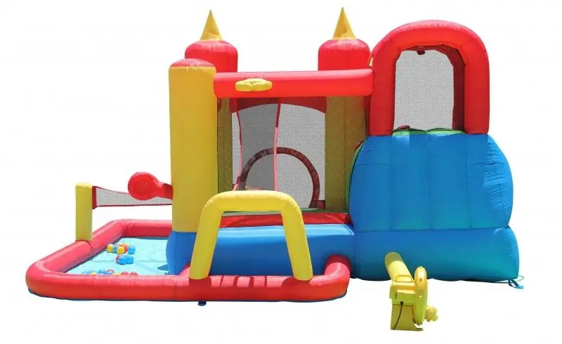 Centru de joacă gonflabil Happy Hop Jump and Splash Funland 9016 (Multicolor) - 3