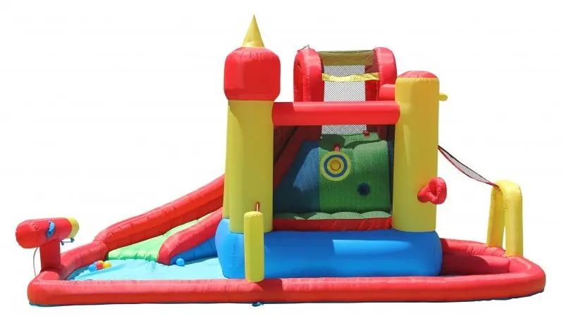 Centru de joacă gonflabil Happy Hop Jump and Splash Funland 9016 (Multicolor) - 4