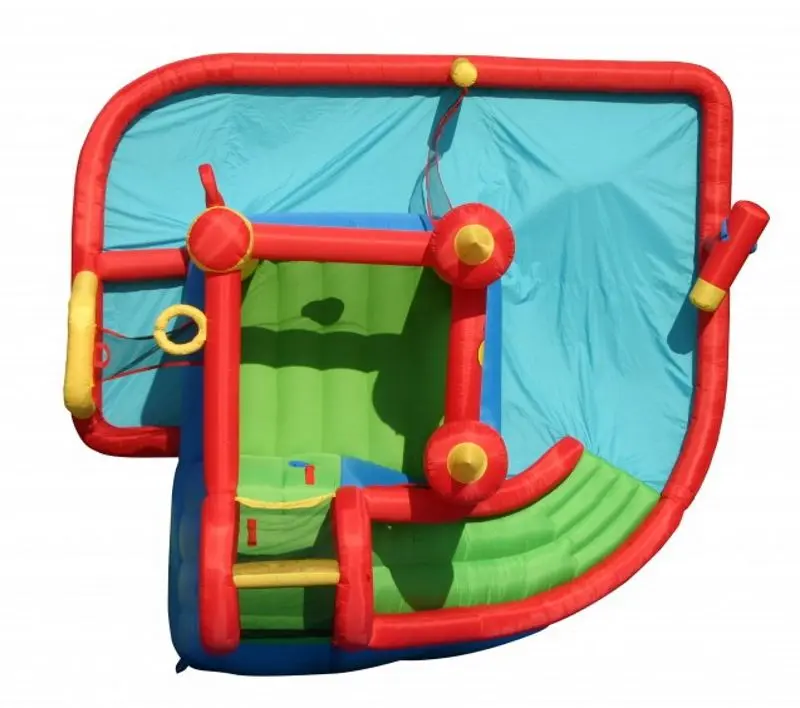 Centru de joacă gonflabil Happy Hop Jump and Splash Funland 9016 (Multicolor) - 6