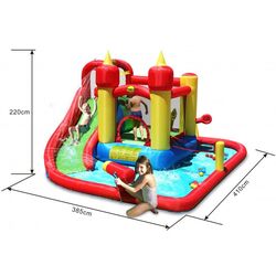 Centru de joacă gonflabil Happy Hop Jump and Splash Funland 9016 (Multicolor) Thumb