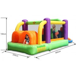 Надувной игровой центр Happy Hop Obstacle Course Bouncer (Multicolor) Thumb