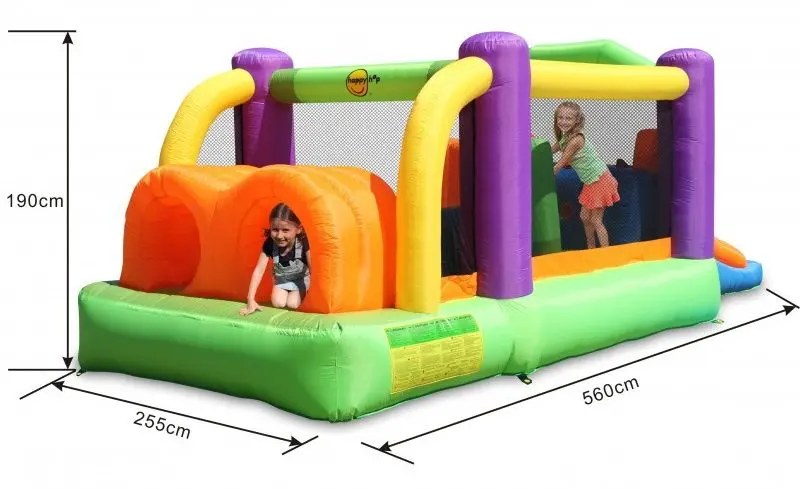 Надувной игровой центр Happy Hop Obstacle Course Bouncer (Multicolor) - 6