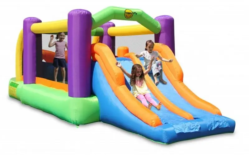 Надувной игровой центр Happy Hop Obstacle Course Bouncer (Multicolor)