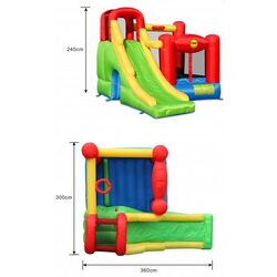 Надувной игровой центр HappyHop Bouncy Castle Slide (Multicolor) Thumb