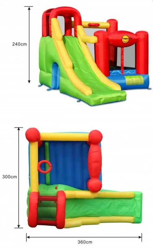 Надувной игровой центр HappyHop Bouncy Castle Slide (Multicolor) - 4