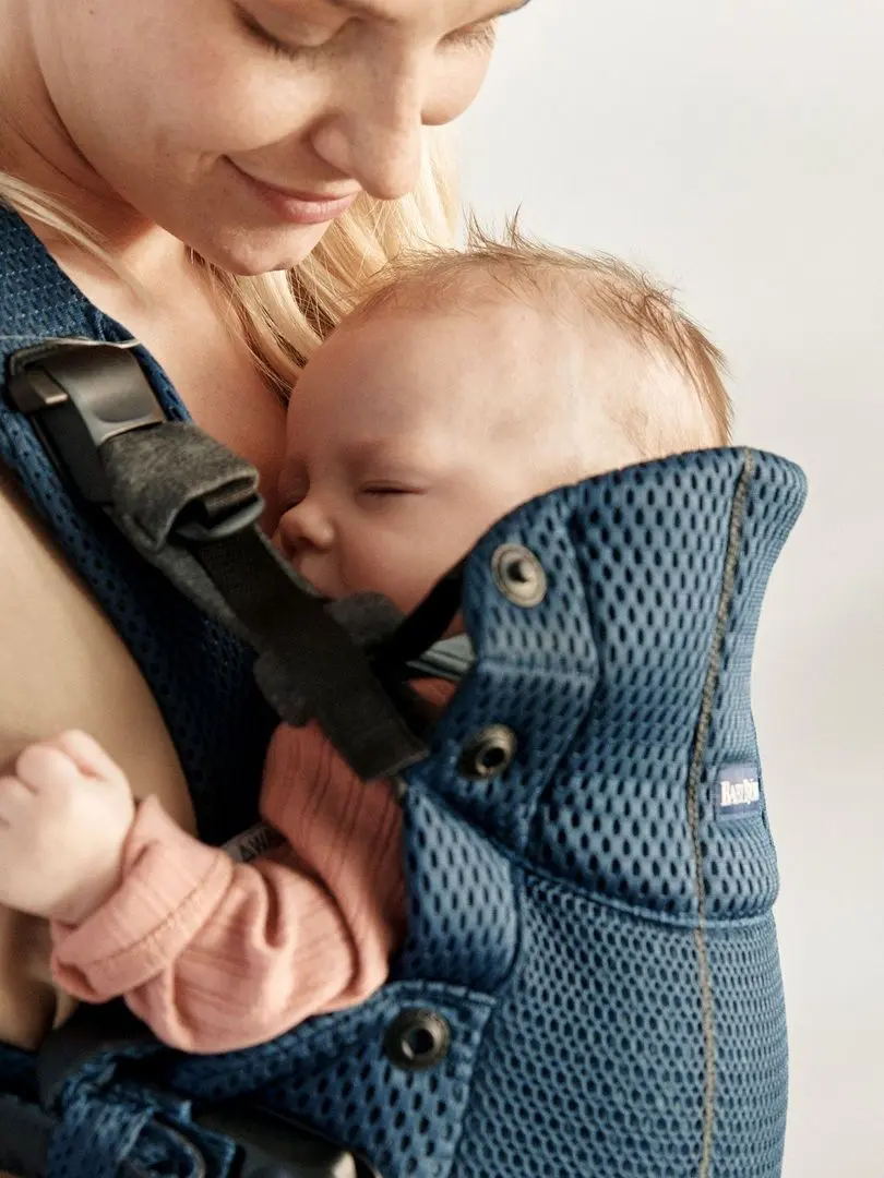 Marsupiu BabyBjorn Harmony (Navy Blue)