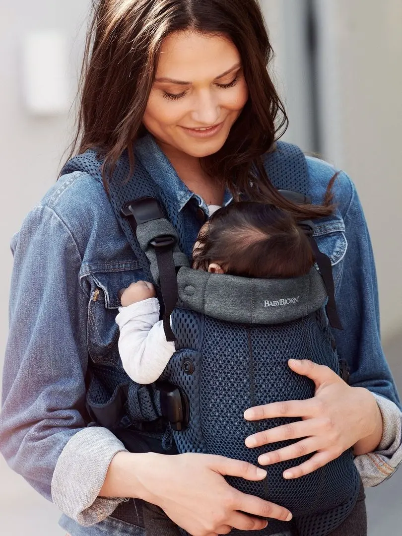Marsupiu BabyBjorn Harmony (Navy Blue)