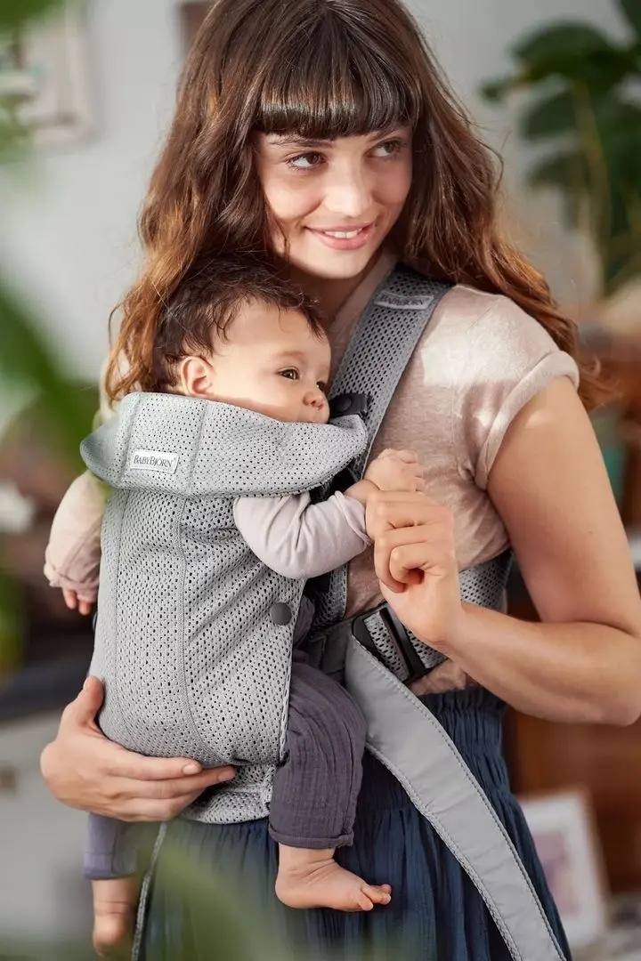 Кенгуру BabyBjorn Mini 3D Mesh (Grey)