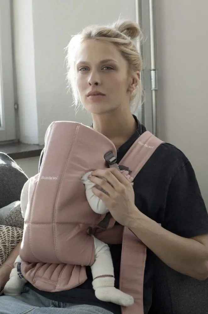 Marsupiu BabyBjorn Mini (Dusty Pink) - 2