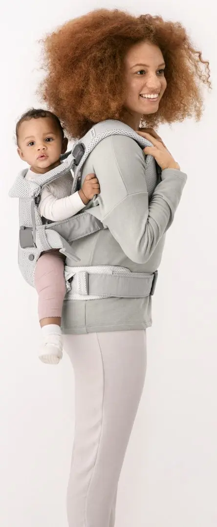 Marsupiu BabyBjorn One Air 3D Mesh (Silver)