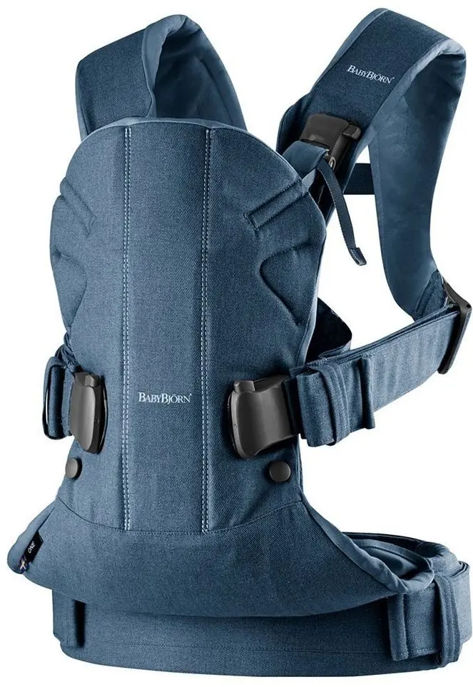 Marsupiu BabyBjorn One Classic (Denim/Midnight Blue)