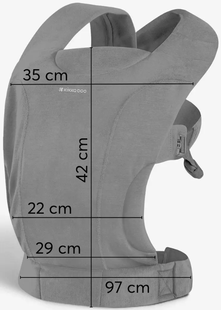 Marsupiu Kikka Boo Riley (Grey)