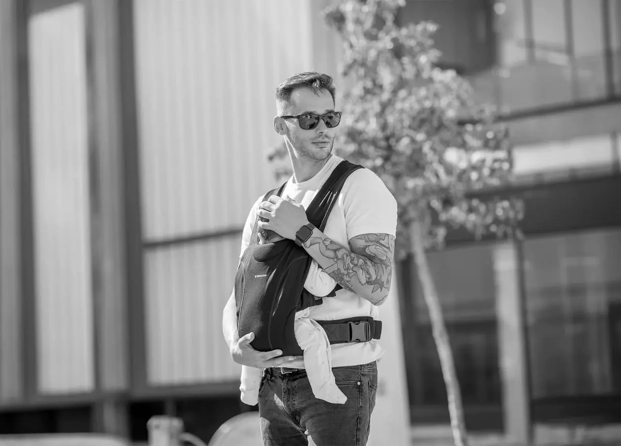 Marsupiu Kikka Boo Riley (Grey)