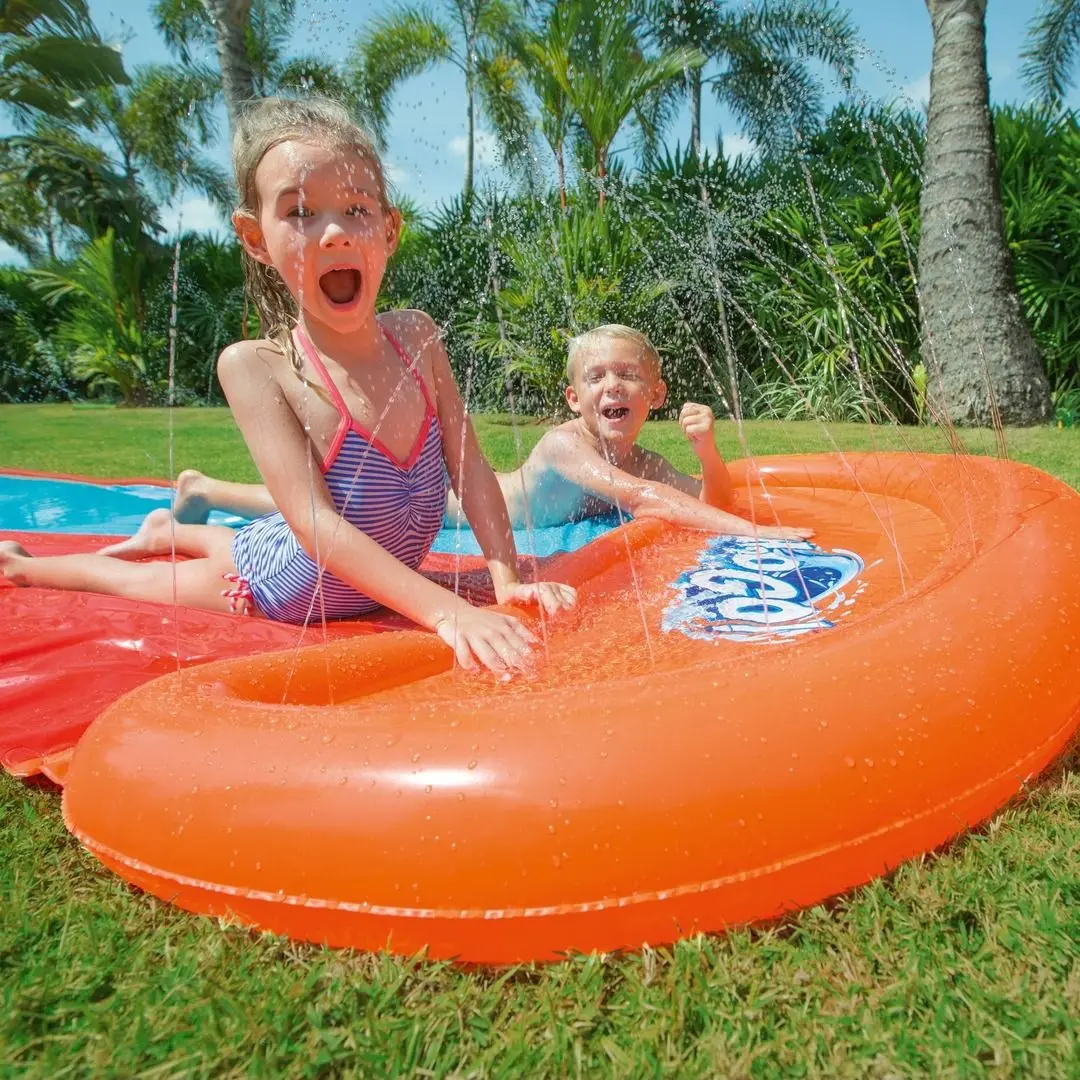 Tobogan gonflabil cu apă Bestway 52328 (Orange/Blue)