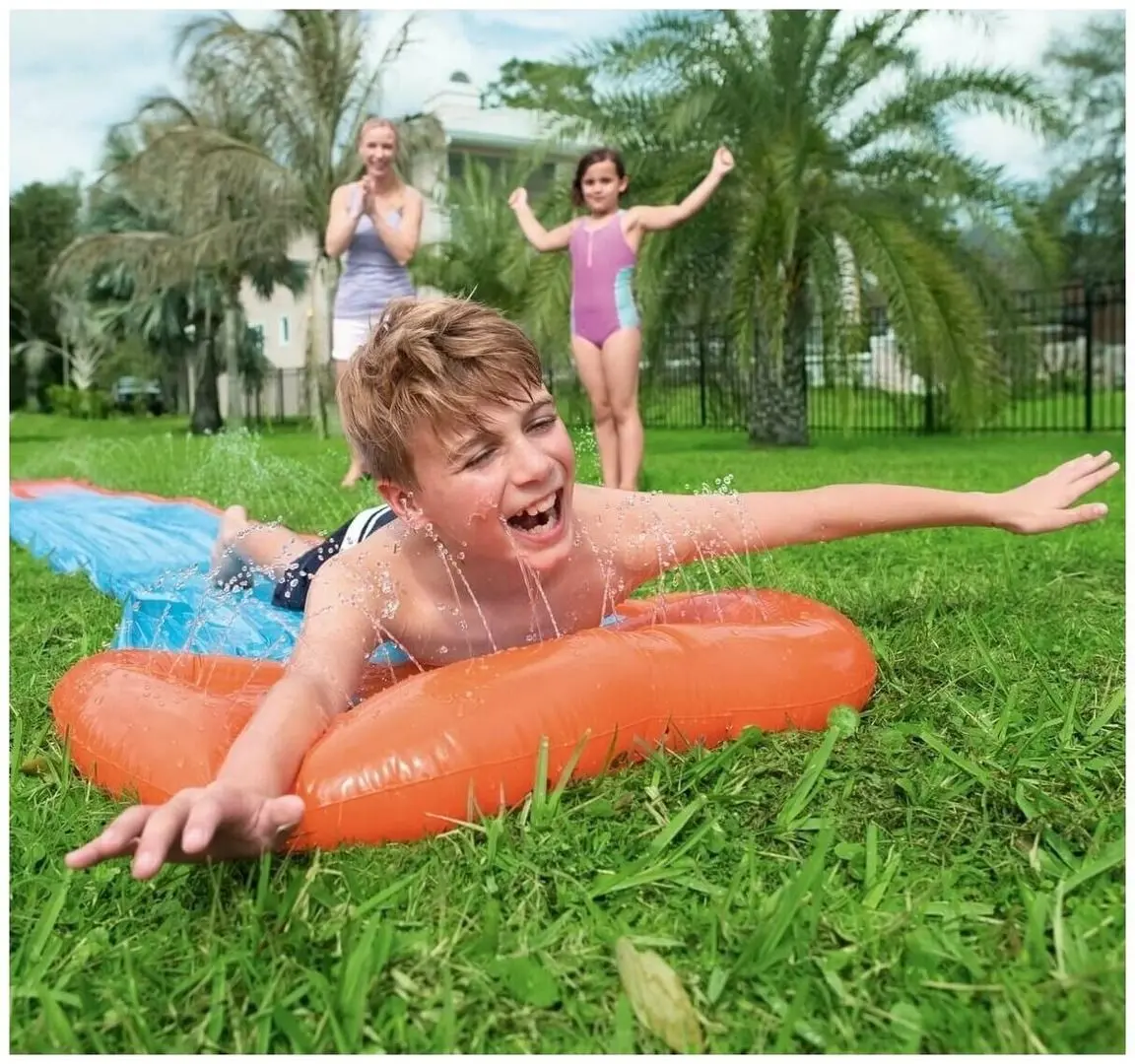 Tobogan gonflabil cu apă Bestway H2O Go 52326 (Orange/Blue)