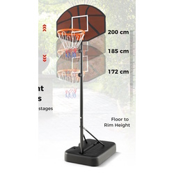 Stand de baschet Costway SP37871 (Black) Thumb