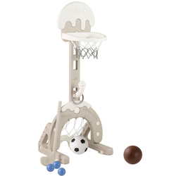 Баскетбольный набор 4в1 Costway UY10166GR (Grey/White)