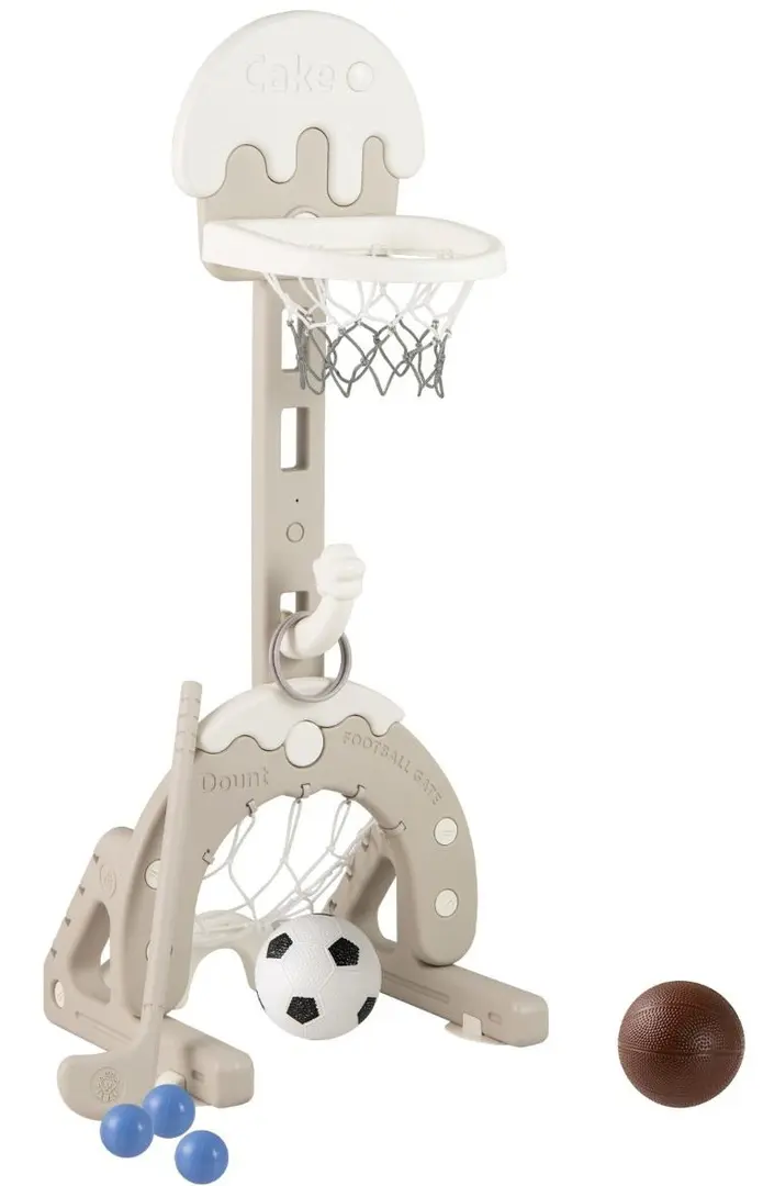 Баскетбольный набор 4в1 Costway UY10166GR (Grey/White)