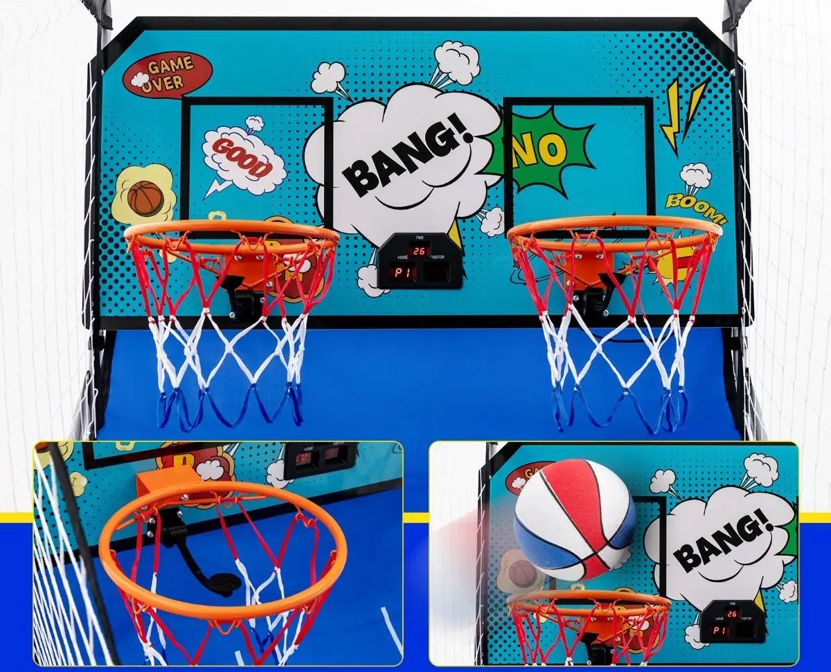 Set de baschet Costway SP38115HY (Blue/Green)