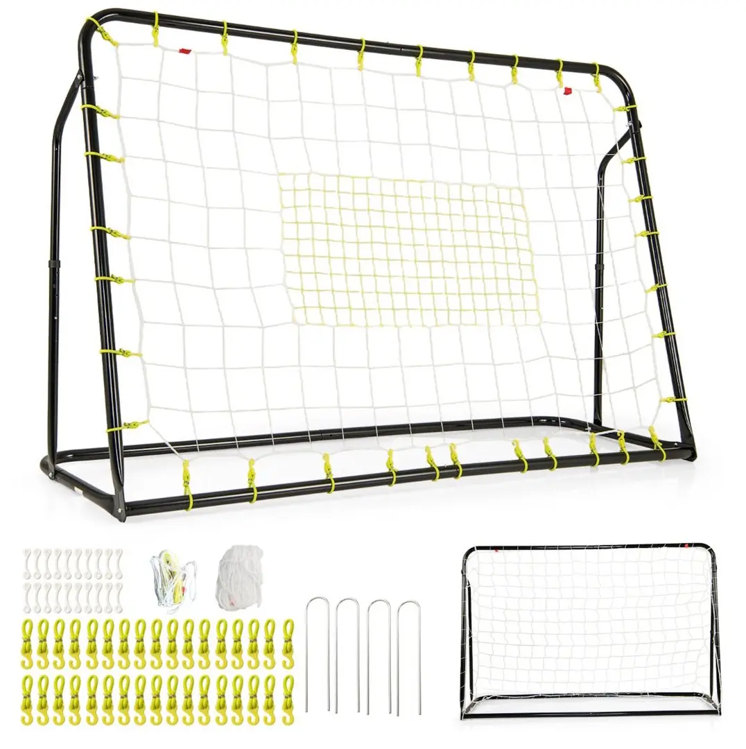 Poarta pentru fotbal Costway SP38097DK (Black)