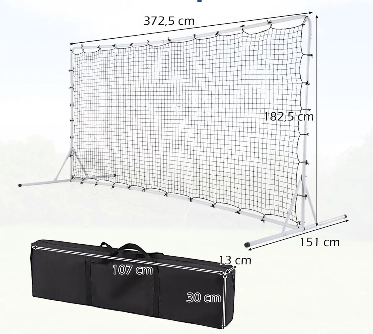Poarta pentru fotbal Costway SP38098WH (White)