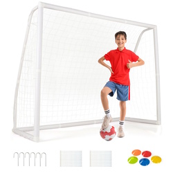 Poarta pentru fotbal Costway SP38100 (White) Thumb