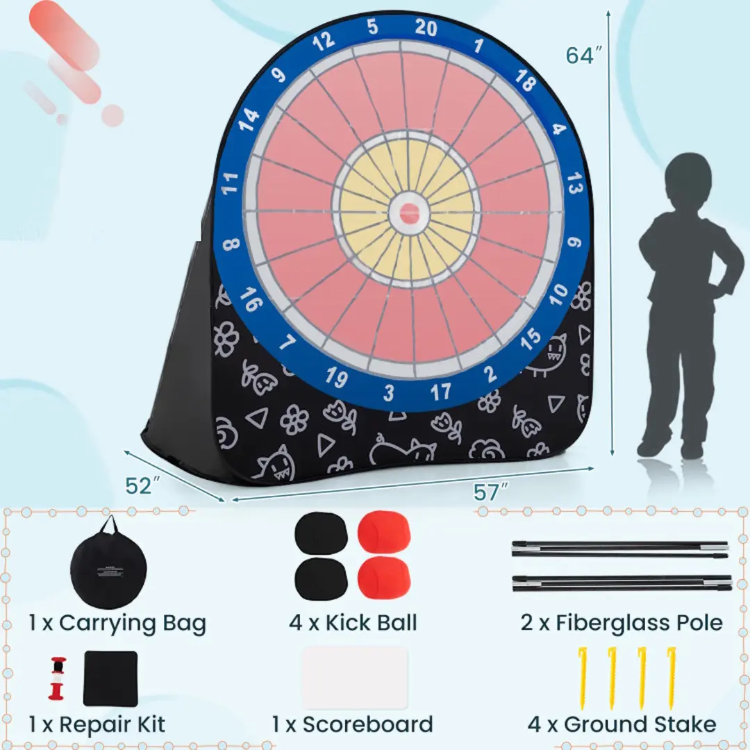 Футбольный дартс Costway NP11465DK (Black)