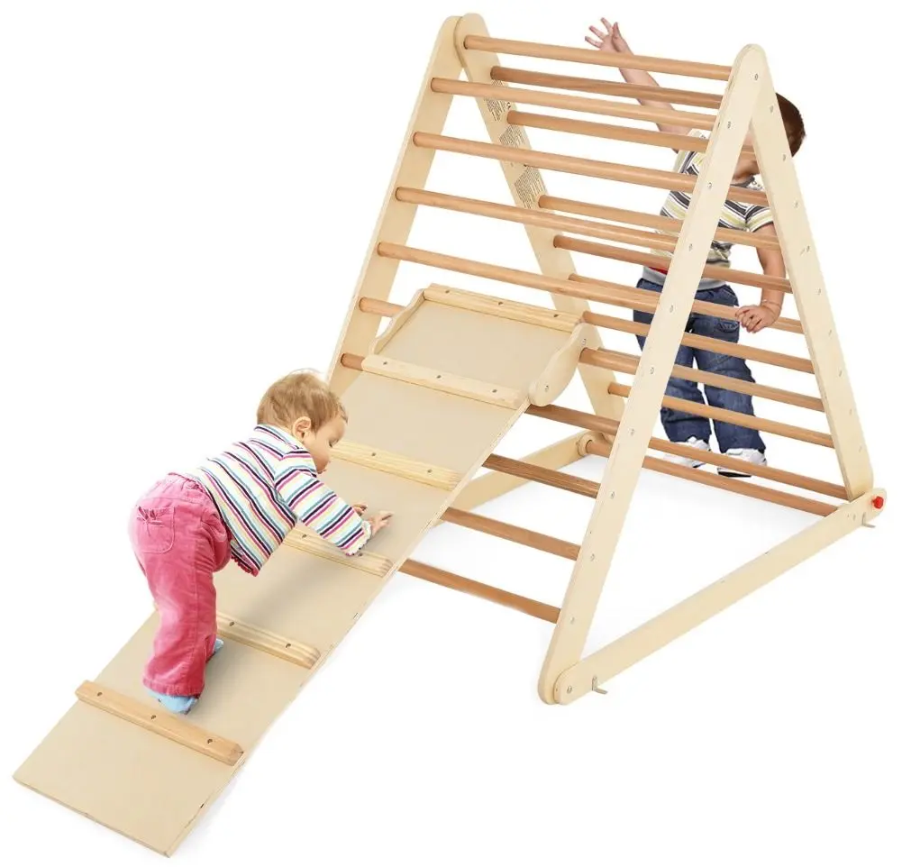 Лестница 2в1 Costway TS10116NA (Natural)