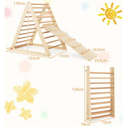 Лестница 2в1 Costway TS10116NA (Natural) Thumb