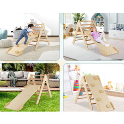 Лестница 3в1 Costway TS10163NA (Natural) Thumb