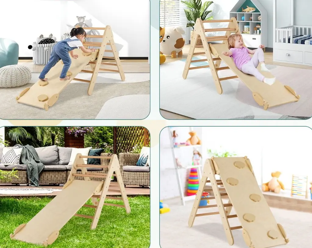 Лестница 3в1 Costway TS10163NA (Natural)