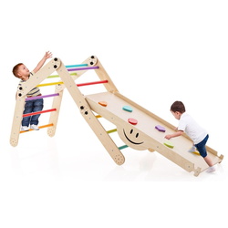 Лестница 5в1 Costway TS10106CL (Natural/Multicolor) Thumb