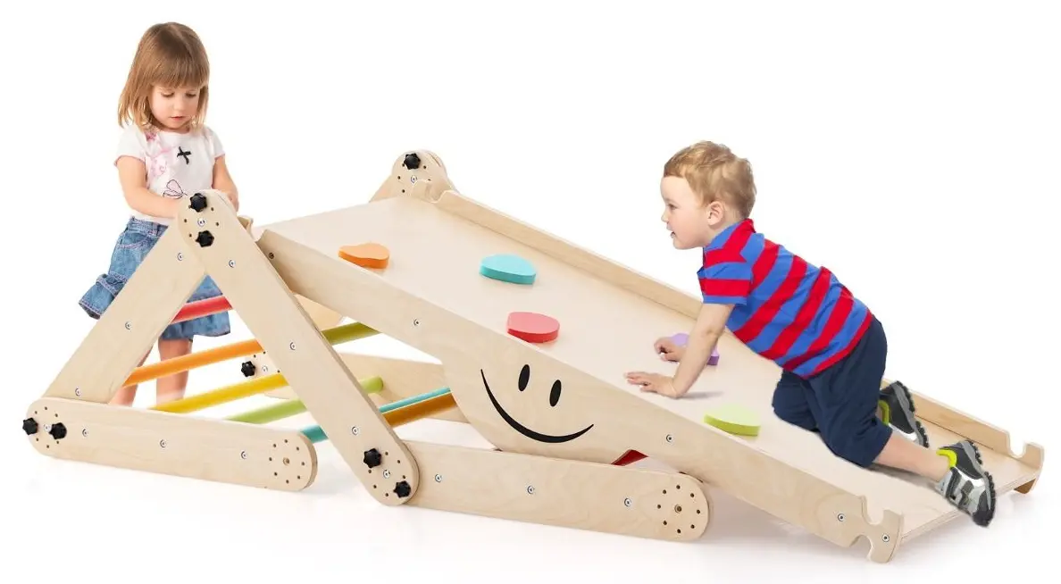 Лестница 5в1 Costway TS10106CL (Natural/Multicolor)